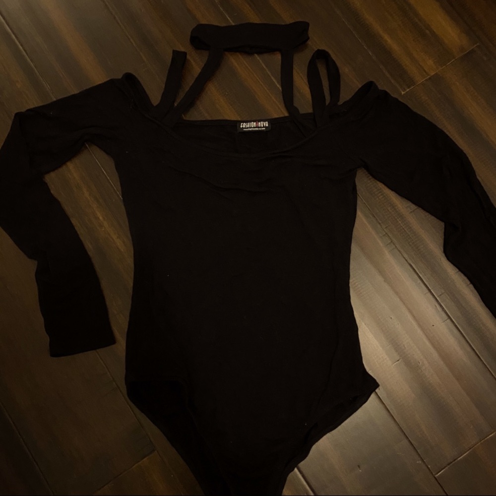 Black Fashion Nova Bodysuit